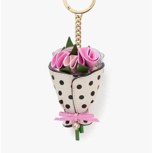 kate spade Accessories - Kate Spade Flora Flower Bouquet Bag Charm